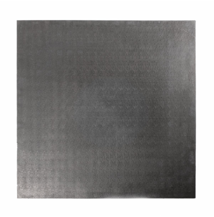Gummigolv raka kanter 17mm, svart 1x1m Vulkaniserat