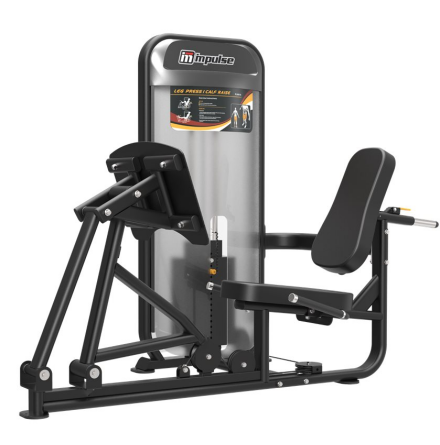 Dual Leg Press/Calf Raise Black PL9010, 113 kg